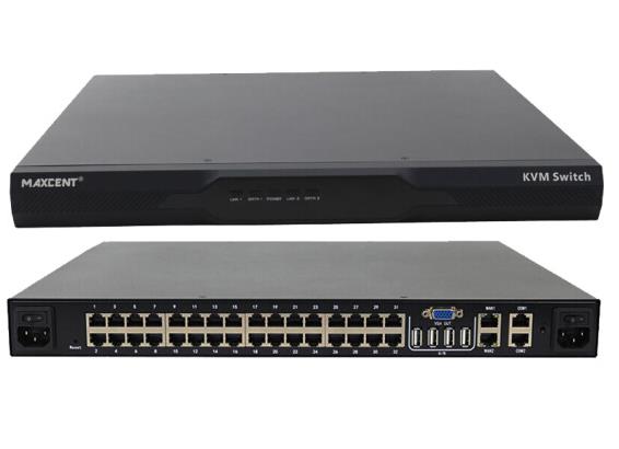 32 口双远程 KVM 配置方案